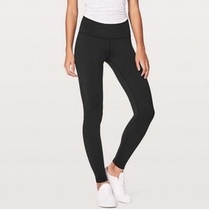 Lululemon Black Wunder Under Hi-Rise Tight